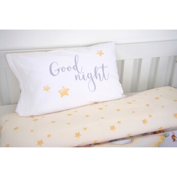 Renforcé Wende-Bettwäsche Sleeping on the moon 40x60 / 100/135 cm