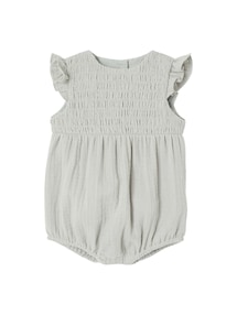 Kurzoverall aus Musselin Mädchen Baby
