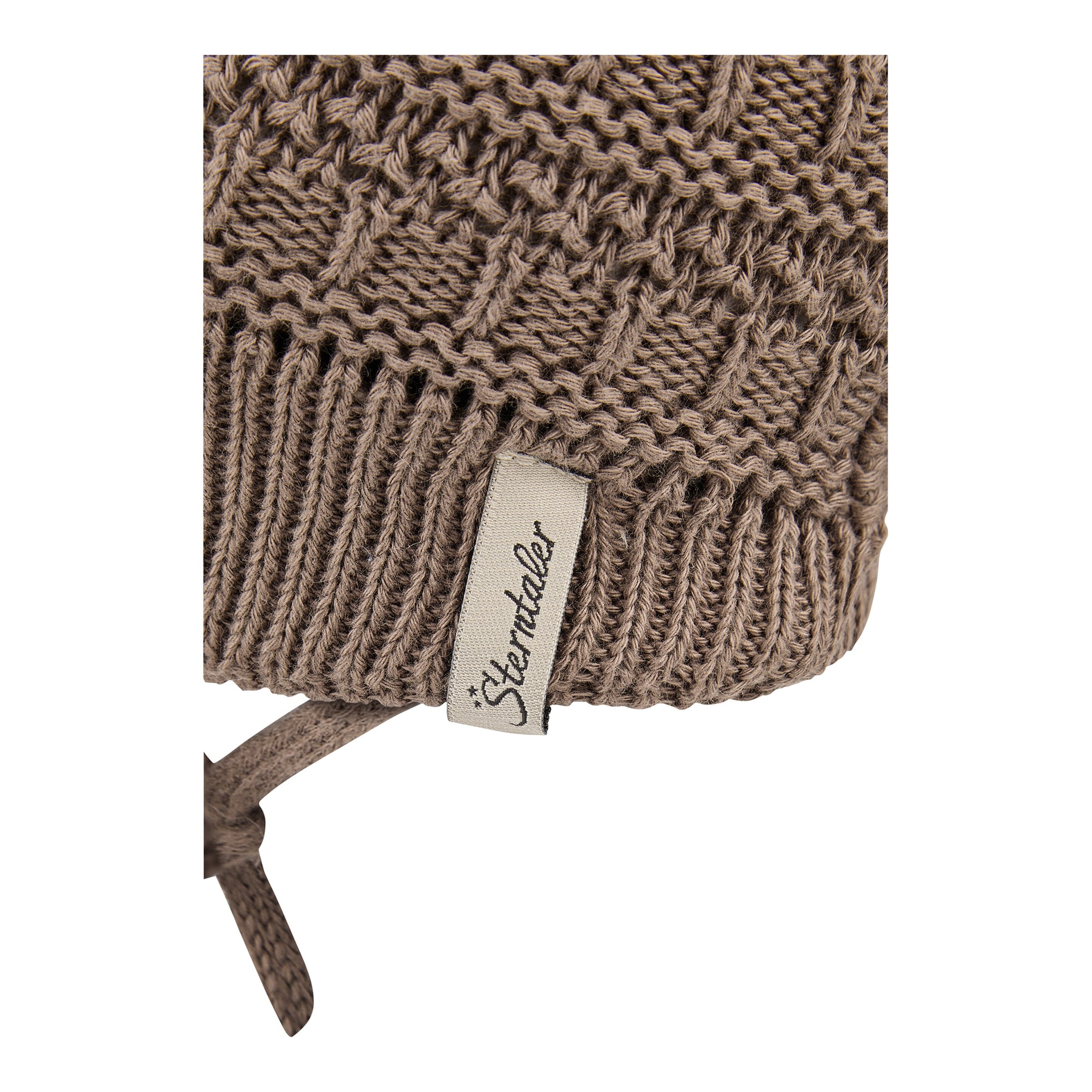 Thumbnail - Sterntaler Winter-Strickmütze mit Bommel Fake Fur