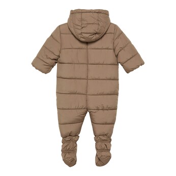 Steppoverall mit abnehmbarem Fuß Bär