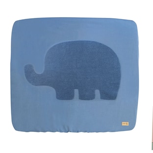 Spannbezug für Wickelauflagen 75x85 cm Lil Elephant moonlight