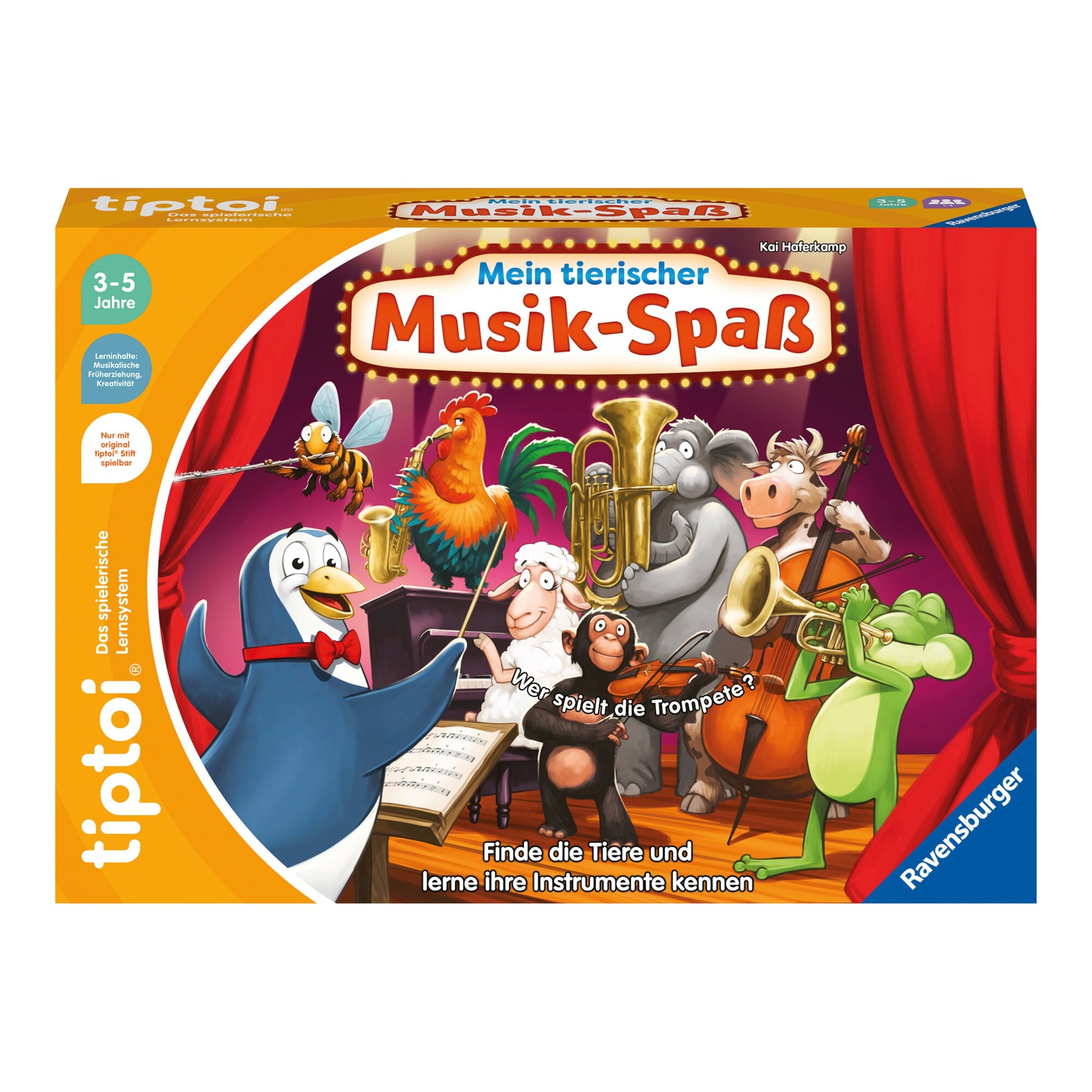 Ravensburger Verlag GmbH Lernspielzeug Ravensburger tiptoi Lernspiel Mein tierischer Musik-Spaß 00169