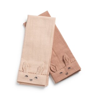 Servietten 2er-Set - Faded Rose / Powder Pink