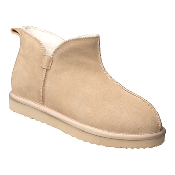 Thermoboots met leer en wol "Vederlicht"