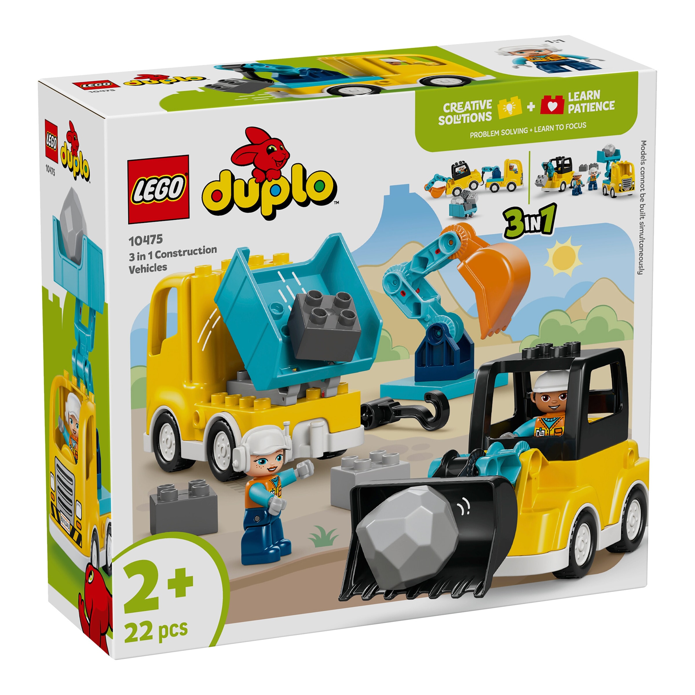Lego® Duplo® 10475 Baufahrzeuge - 3-in-1-Set