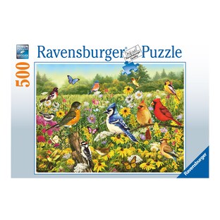 Puzzel "Vogels in de wei", 500 stukjes