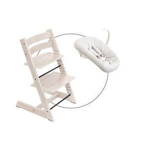 Bundle Treppenhochstuhl inklusive Newbornset Vanilla White
