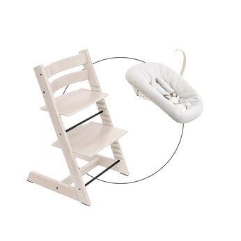 Bundle Treppenhochstuhl inklusive Newbornset Vanilla White