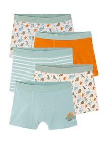 5er-Pack Boxershorts Jungen Dino-Print