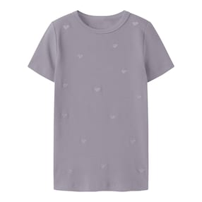 T-Shirt Herzen Rippqualität