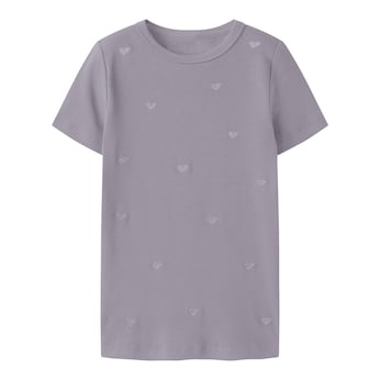 T-Shirt Herzen Rippqualität