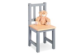 Kinderstuhl „Fenna”, grau/natur