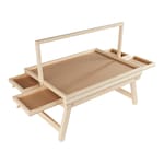 Puzzletisch "Premium" mit LED-Licht, 4 Schubladen, mit Beinen, klappbar