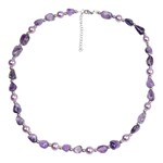 Perlen-Halskette "Amethyst"