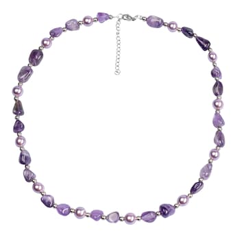 Perlen-Halskette "Amethyst"