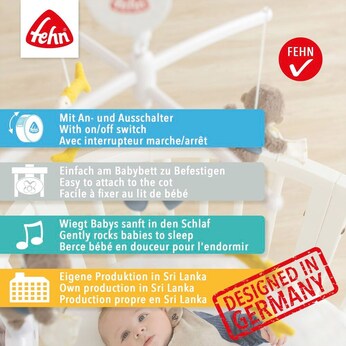 Musik-Mobile Lazy, Crazy & Pink 40cm