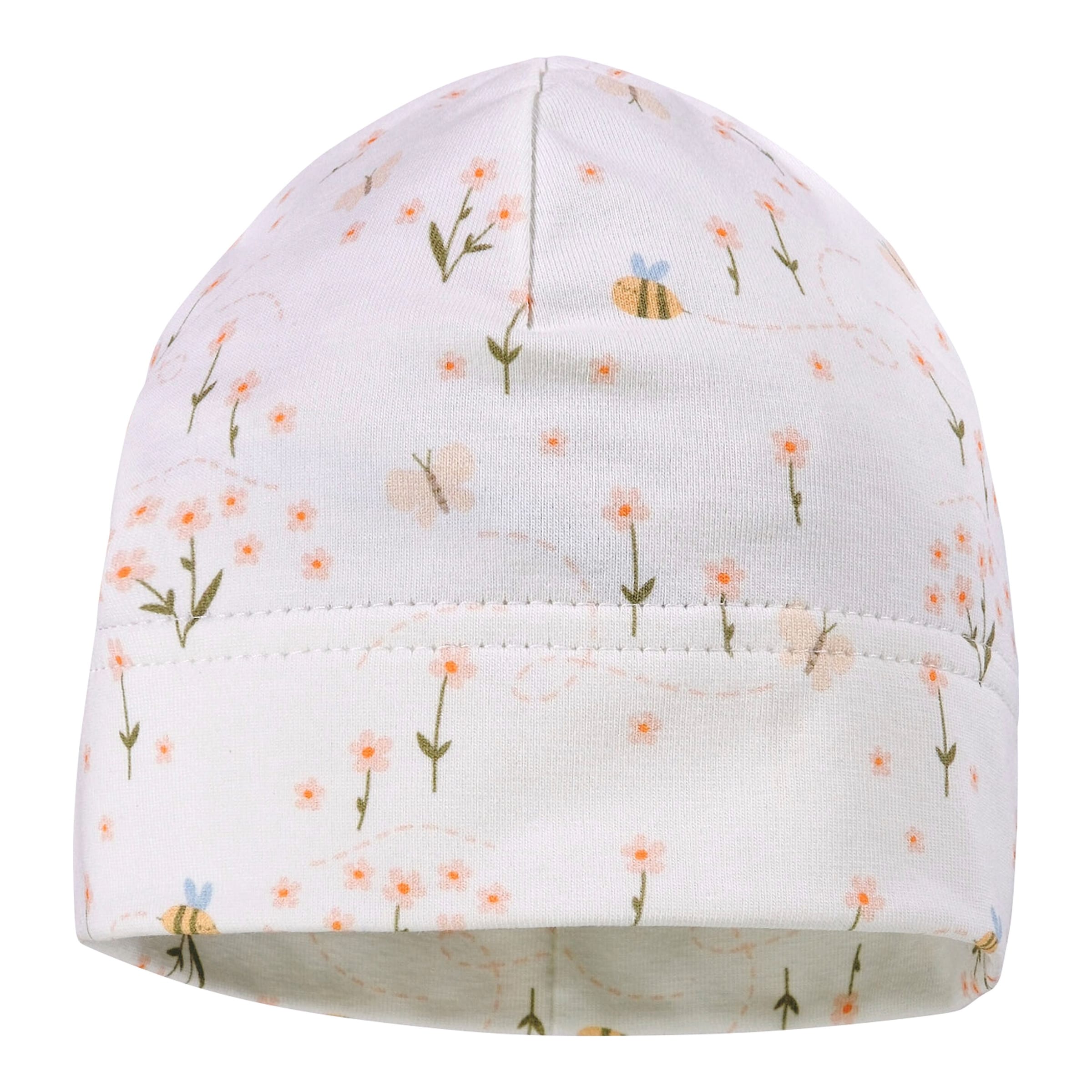 Maximo Erstlingsmütze mit UV-Schutz Blumen