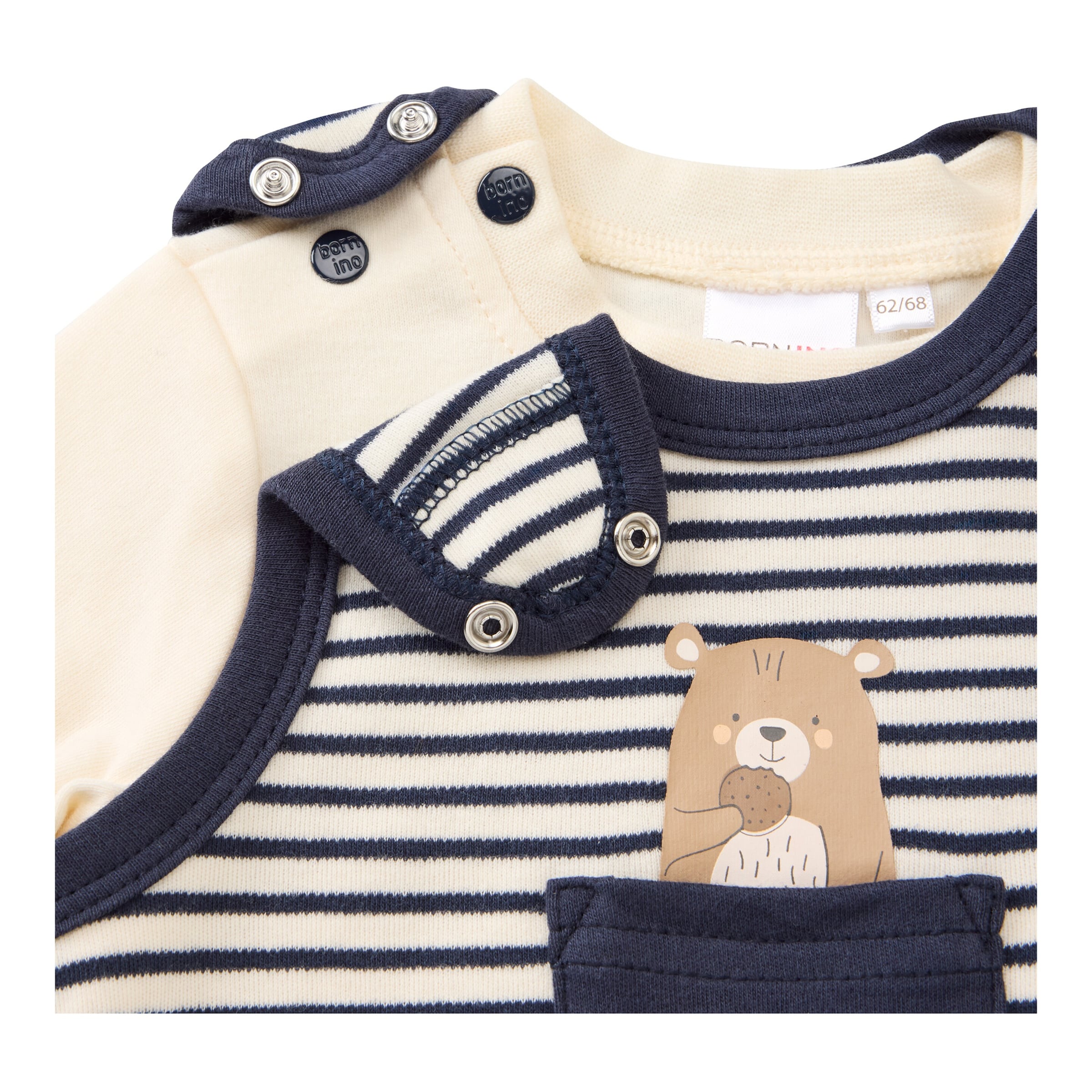 Strampler-Set 2-tlg. mit Shirt Ringel