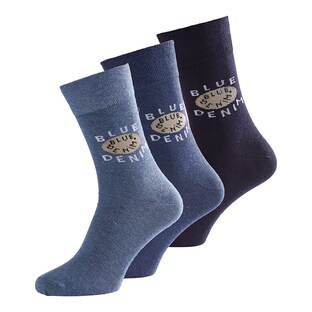 Komfort-Socken "Jeans", 3 Paar