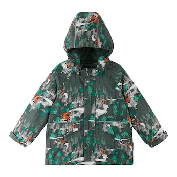 Winterjacke mit Kapuze Wald