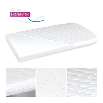Bundle Beistellbett Maxi inkl. Matratze Klima Wave und Kinderbettumbausatz inkl. Matratze MediTex® extraluftig