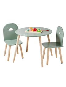 Kinderzimmer-Set: Tisch & 2 Stühle REGENBOGEN