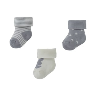 Lot de 3 paires de chaussettes bébé Lapin