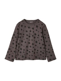 Bedrucktes Mädchen Langarmshirt