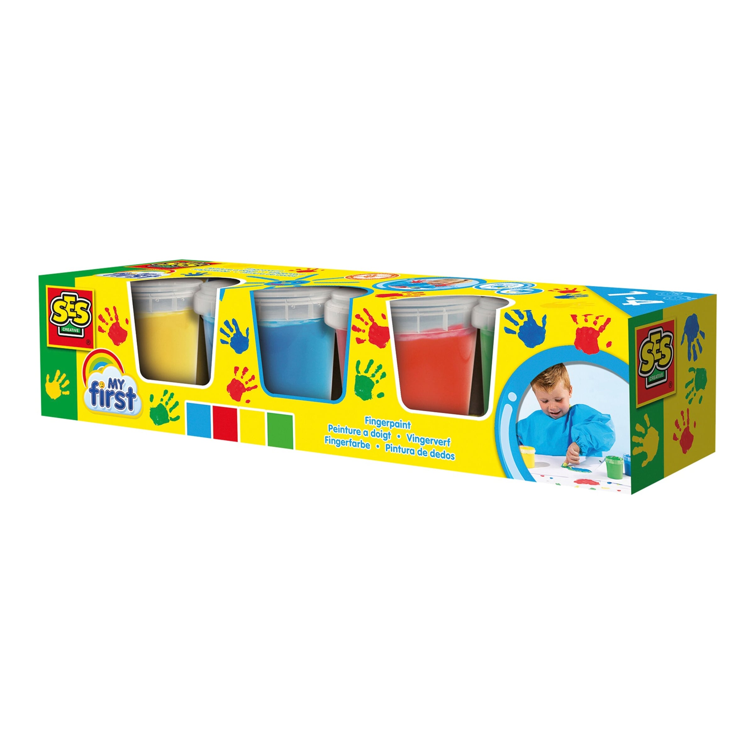 SES Creative My first - Fingerpaint 4 colours x 145ml | Size: 1 Pack