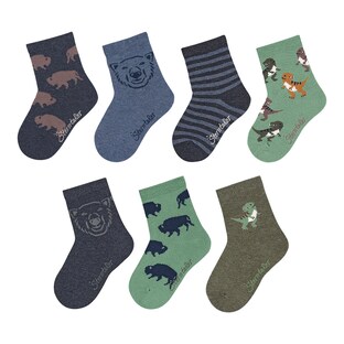 7er-Pack Socken Tiere