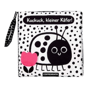 Babys kuschelweiches Kontrastbuch Kuckuck kleiner Käfer!