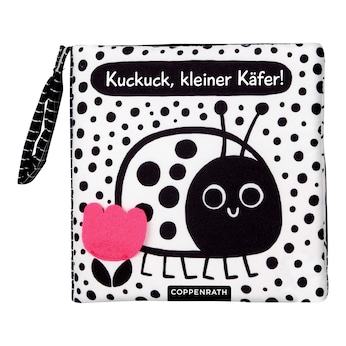 Babys kuschelweiches Kontrastbuch Kuckuck kleiner Käfer!