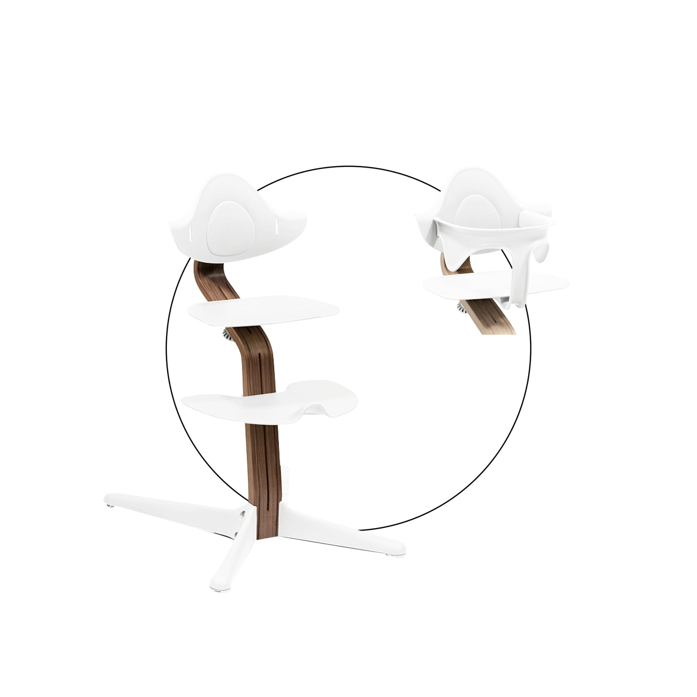 Stokke® Nomi Bundle Hochstuhl Walnuss inkl. Babyset