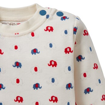Strampler-Set 2-tlg. mit Shirt Elefant Ringel