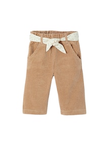 Weite Baby Cordhose mit Bindegürtel