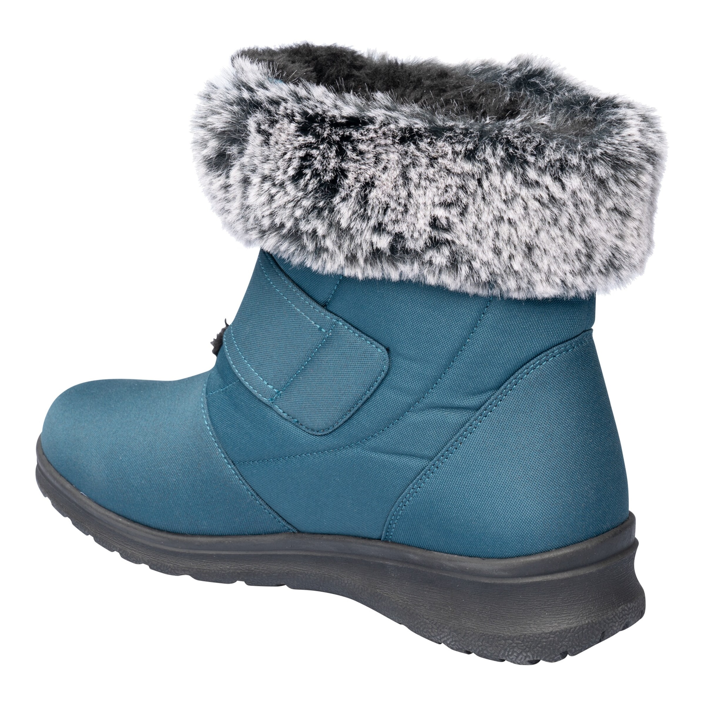 Winterstiefelette mit Spikes und Klett „Monika“