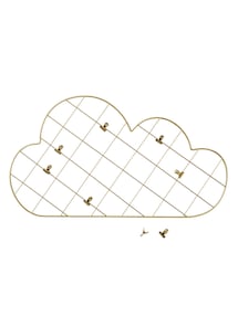 Metall-Pinnwand WOLKE mit Klammern