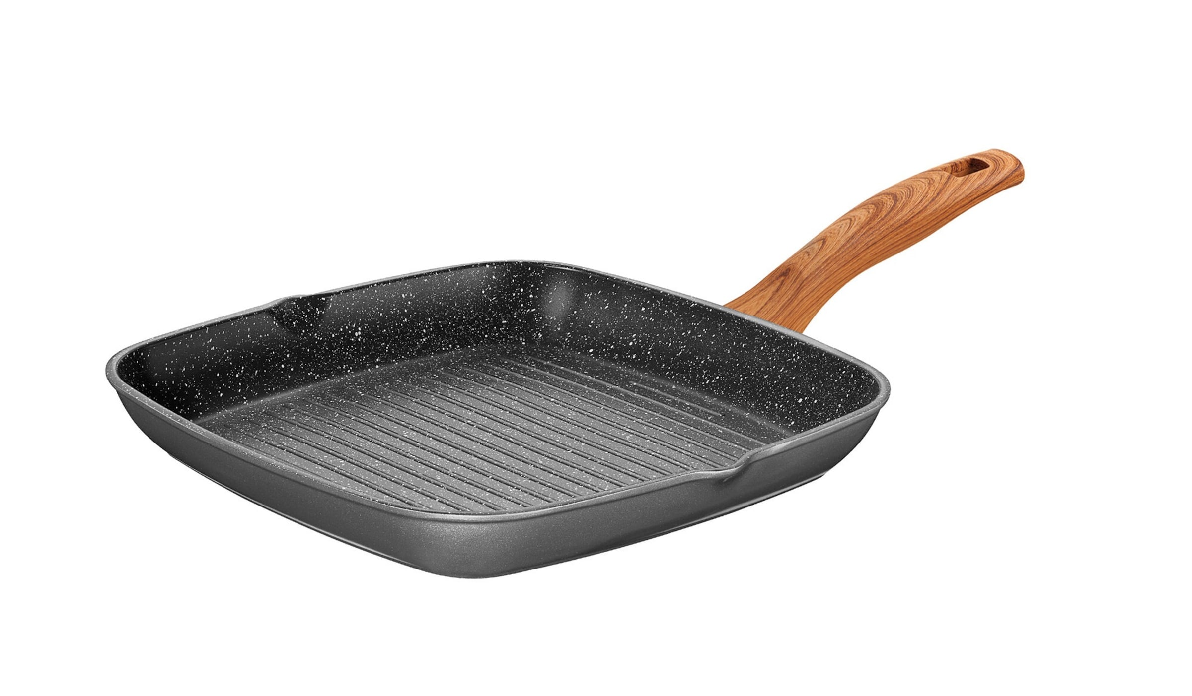 STONELINE® STONELINE Back to Nature STONELINE® Grillpfanne 28 x cm, mit 2 Ausgüssen, Made in Germany