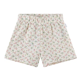 Musselin-Shorts Blumen