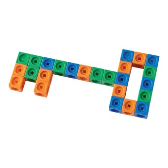 Bausatz mit Aufgaben MathLink-Steckwürfel