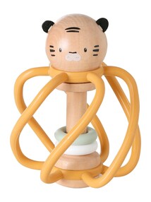 Tiger-Rassel Baby aus Holz FSC®