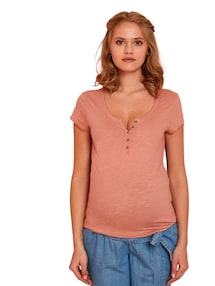 Henley-Shirt für Schwangerschaft & Stillzeit