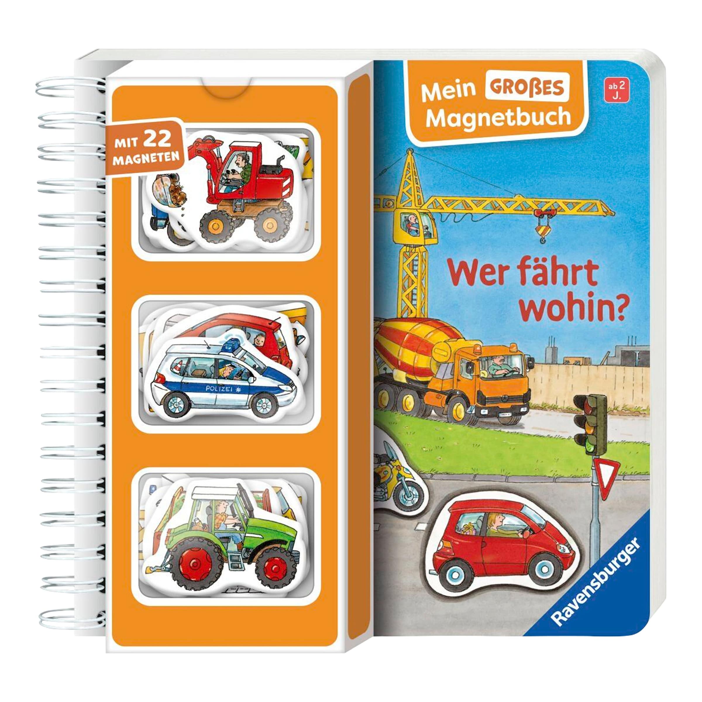 Ravensburger Mein großes Magnetbuch - Wer fährt wohin?