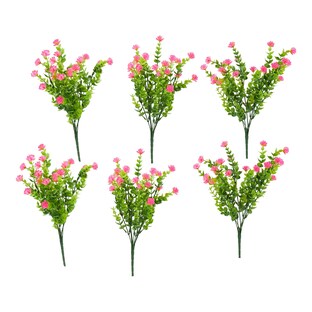 Kunstbloemen Rozen, 6 stuks