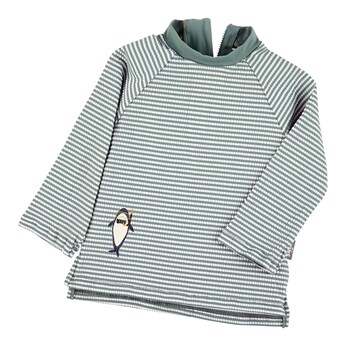 Badeshirt langarm mit UV-Schutz Ringel Hai
