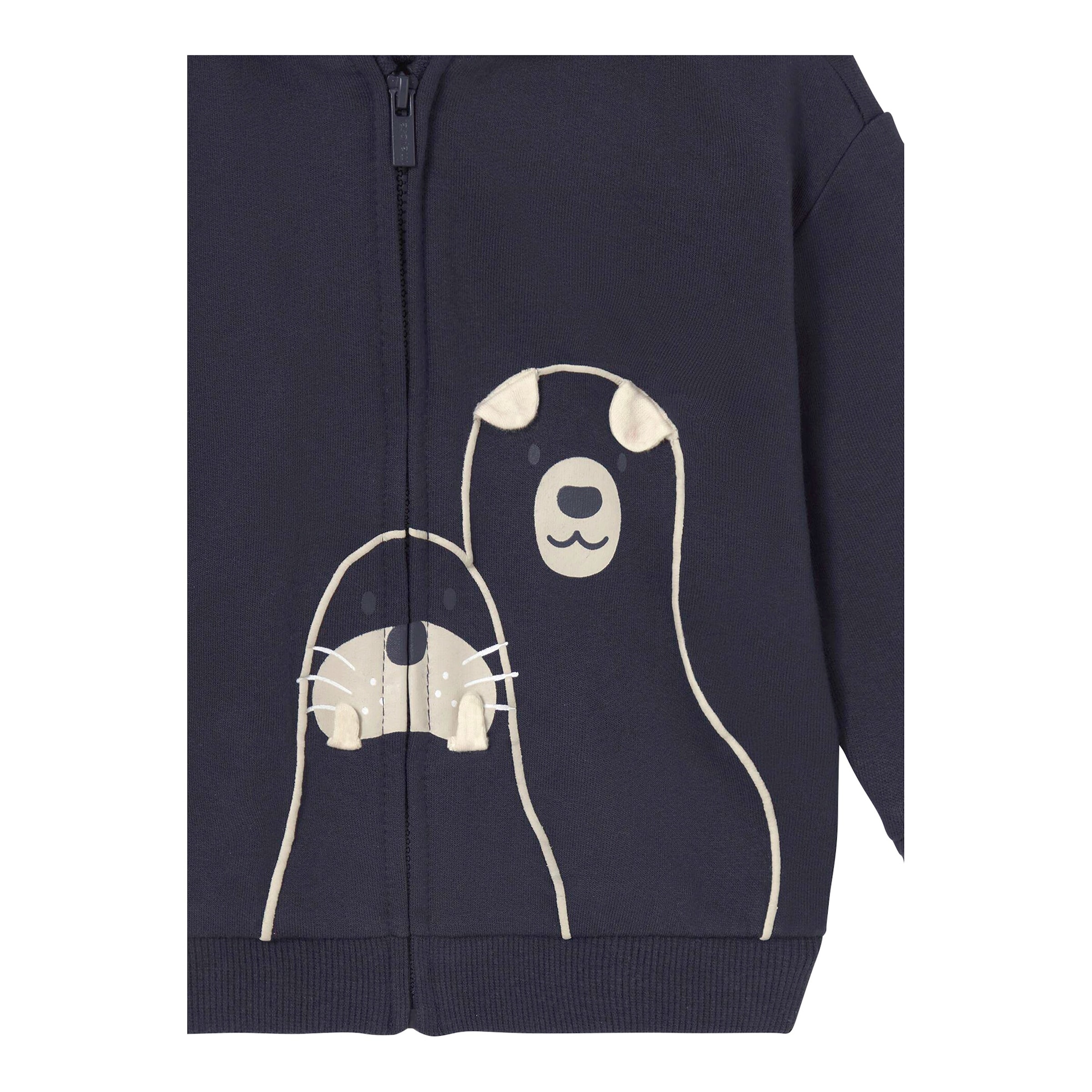 Thumbnail - Mayoral Sweatjacke mit Kapuze Eisbär Walross