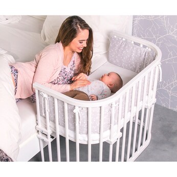 Bundle Beistellbett Maxi inkl. Matratze Klima Wave und Kinderbettumbausatz inkl. Matratze MediTex® extraluftig