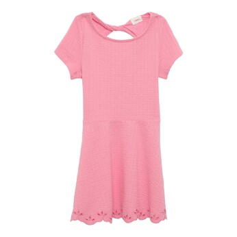 Kleid kurzarm Struktur