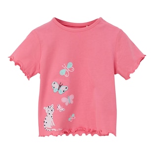 T-Shirt Leopard Schmetterlinge