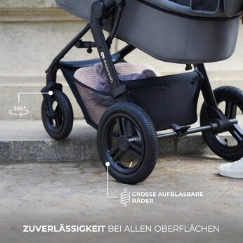 Kombikinderwagen MOOV 2 Air Trio-Set inkl. Babyschale MINK PRO